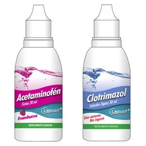 Ejemplos de goteros (1), Empaques Laboratorios Laproff