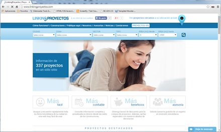 Home (1), Sitio responsive Linking Proyectos