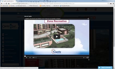 Integración de Videos, Sitio responsive Linking Proyectos