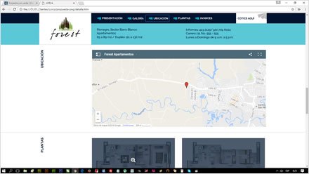 Detalle proyecto, Web HTML5 responsive Constructora Lorca