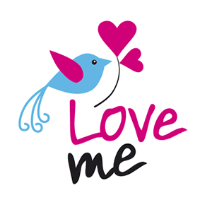 Opción, Diseño de logo Love Me