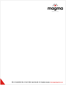 Hoja carta, Identidad Visual Magma