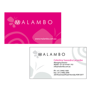 Tarjetas personales, Identidad Visual Malambo