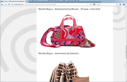 Blog (scroll), Tienda electrónica Malambo