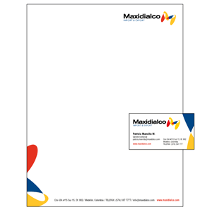 Papelería, Identidad Visual Maxidialco