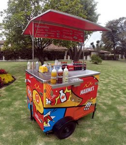 Punto de venta móvil, Diseño de imagen de marca Maximas