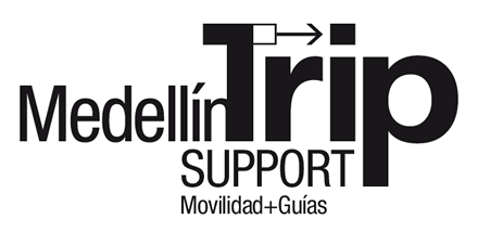 Opciones proceso, Logo Medellín Travel Support