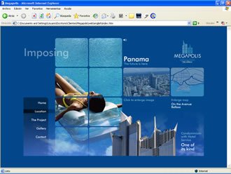 Ubicación, Web Megapolis