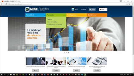 Menús, Web Responsive Wordpress Mide Consultores