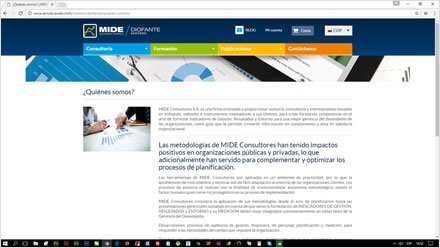 Quiénes somos, Web Responsive Wordpress Mide Consultores