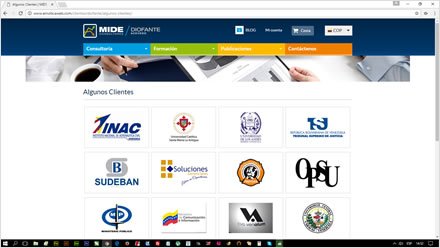 Clientes, Web Responsive Wordpress Mide Consultores