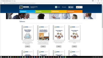Talleres, Web Responsive Wordpress Mide Consultores