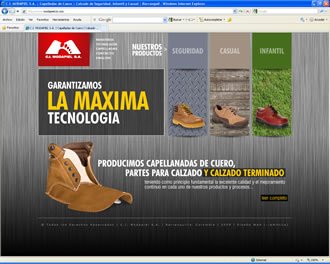 Home, Web C.I. Modapiel