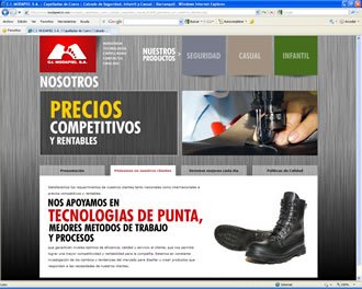Misión, Web C.I. Modapiel