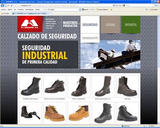 Calzado Seguridad, Web C.I. Modapiel