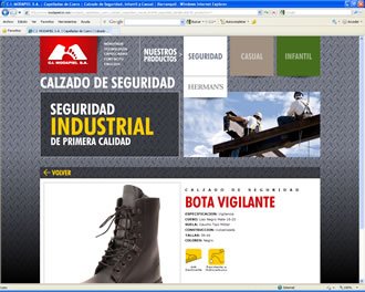 Detalle Producto (1), Web C.I. Modapiel