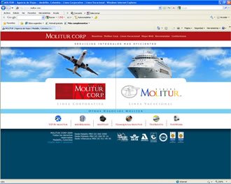 Home, Web Viajes Molitur