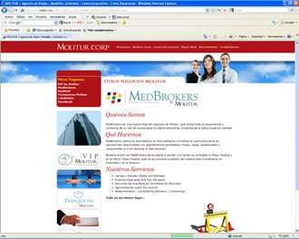 Otros Negocios, Web Viajes Molitur