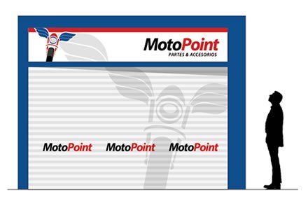 Fachada, Identidad visual Motopoint
