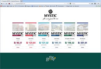 Home, Web Proyectos Mystic