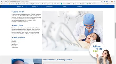 Empresa, Wordpress Responsive Odontologix