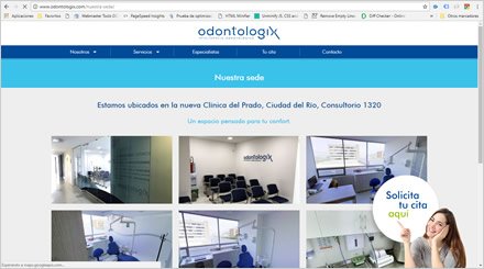 Sede, Wordpress Responsive Odontologix