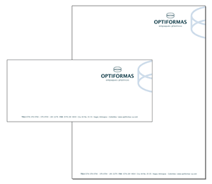 Carta y Sobre, Identidad Visual Optiformas