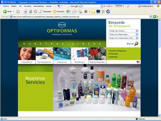Servicios, Web Optiformas
