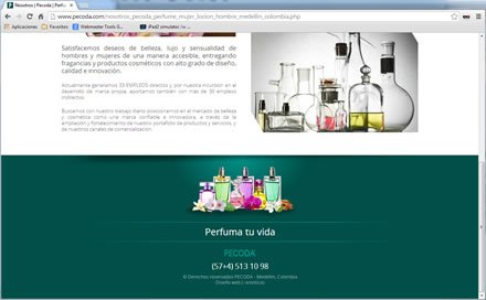 Empresa (scroll), Web administrable Pecoda