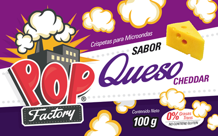 Sabor Queso Microondas, Diseño empaques Pop Factory