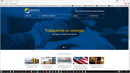 Home (1), Web responsive Qüetto