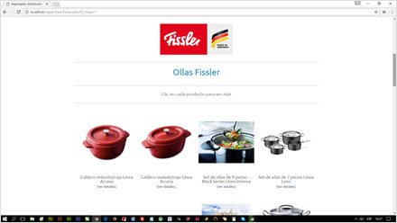 Detalle Línea, Web HTML5 administrable Regal de Colombia