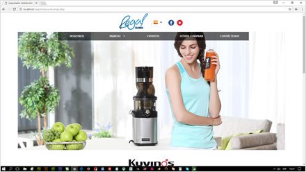 Kuvings, Web HTML5 administrable Regal de Colombia