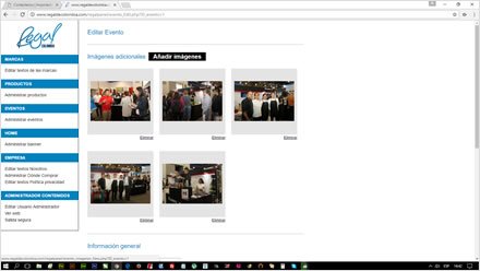 Administrador a la medida, Web HTML5 administrable Regal de Colombia