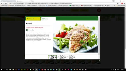 Detalle receta (2), Interfaces Web UdeA