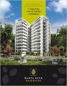 Brochure, Identidad y publicidad Santa Rita Reservado