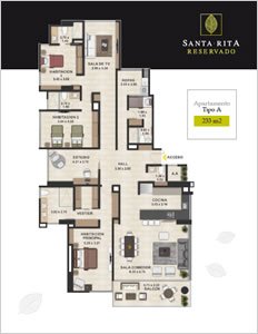 Brochure, Identidad y publicidad Santa Rita Reservado