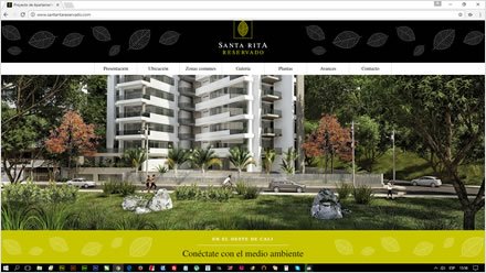 Home, Web HTML5 administrable Santa Rita