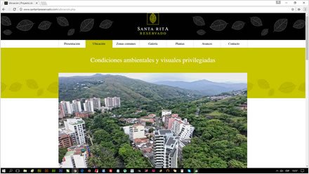 Ubicación, Web HTML5 administrable Santa Rita