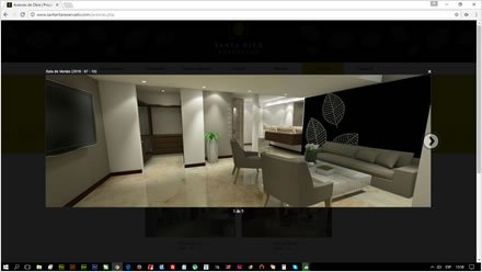 Avances de obra, Web HTML5 administrable Santa Rita