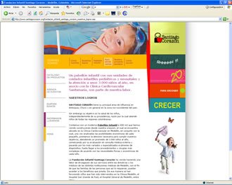 Logros, Web Santiago Corazón