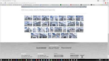 Detalle obra (2), Web responsive Selco