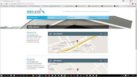 Sedes, Web responsive Selco