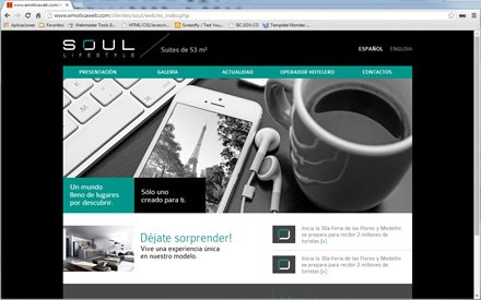 Home (5), Sitio Responsive Soul Suites