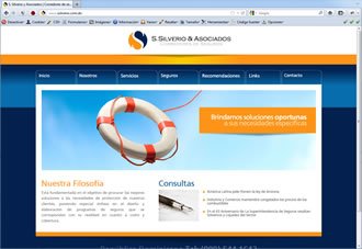 Home, Sitio web S. Silverio