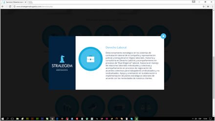 Detalle área de práctica, Web HTML5 responsive Stralegem