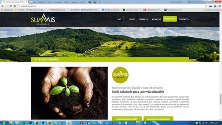 Fertilizantes, Web Bootstrap Summis