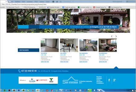 Home (scroll), Sitio web Survivienda