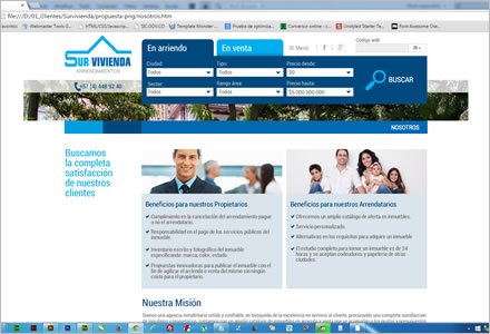 La Empresa, Sitio web Survivienda