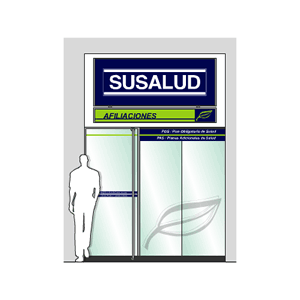 Fachadas Afiliaciones, Señalética Susalud